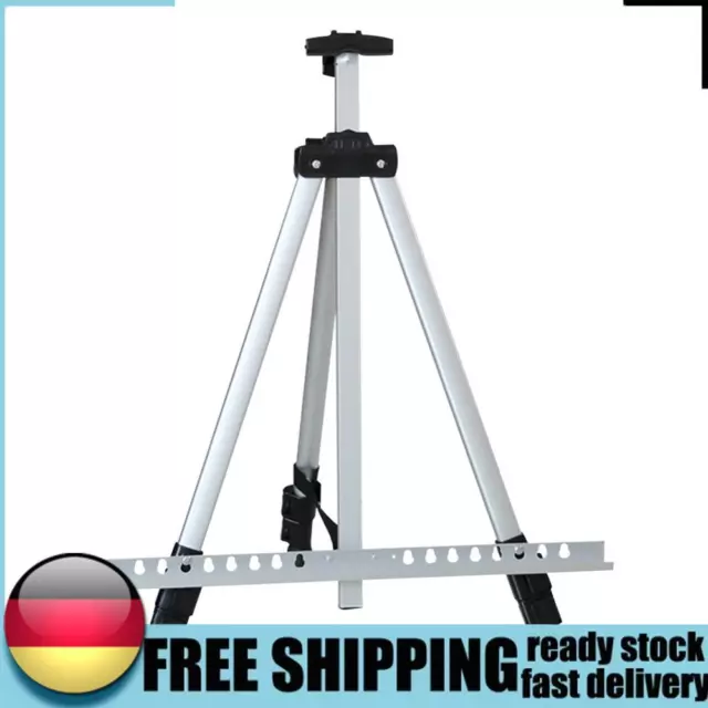 Aluminium Alloy Folding Painting Easel Frame Adjustable Tripod Display Bracket D