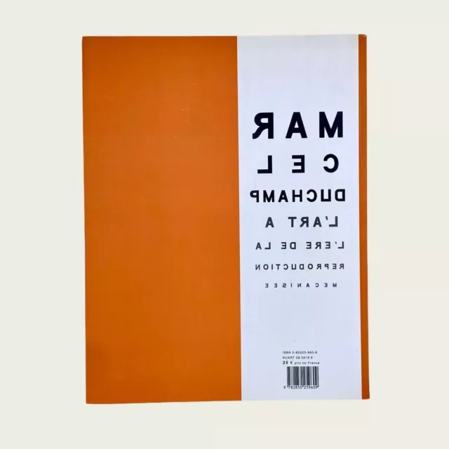 Marcel Duchamp Book Paperback French L'Art A L'Ere de La Reproduction Mecanisee 2