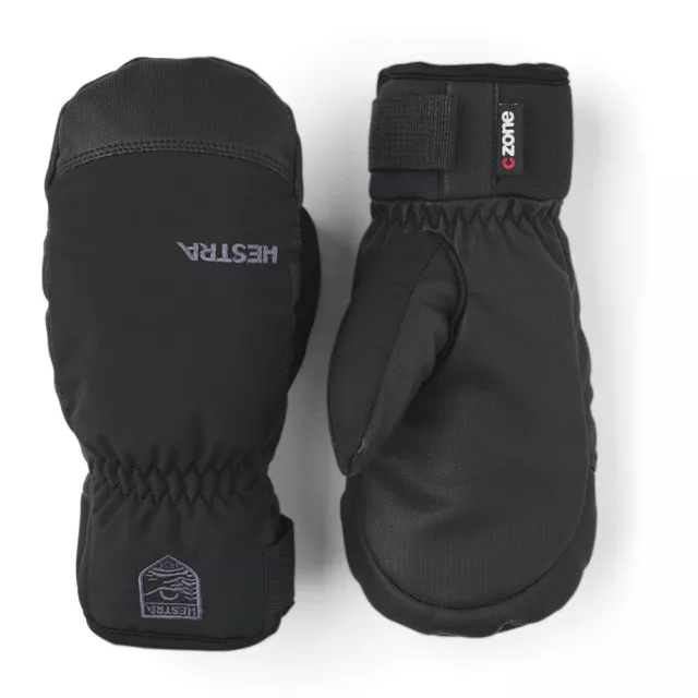 Hestra Ferox Primaloft Kids Ski Mittens, Black