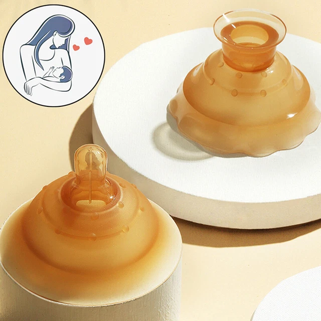 1 pieza Protectores de pezón de silicona Alimentación Madres Protectores de pezón Cove ZR