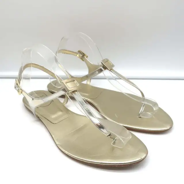 Vince Camuto Mejorla Leather Two-Piece Heeled Sandals Size 8.5M
