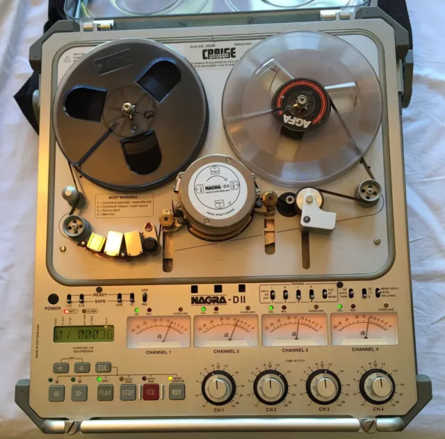 Nagra DII D2 4-channel digital tape recorder superb condition full working order