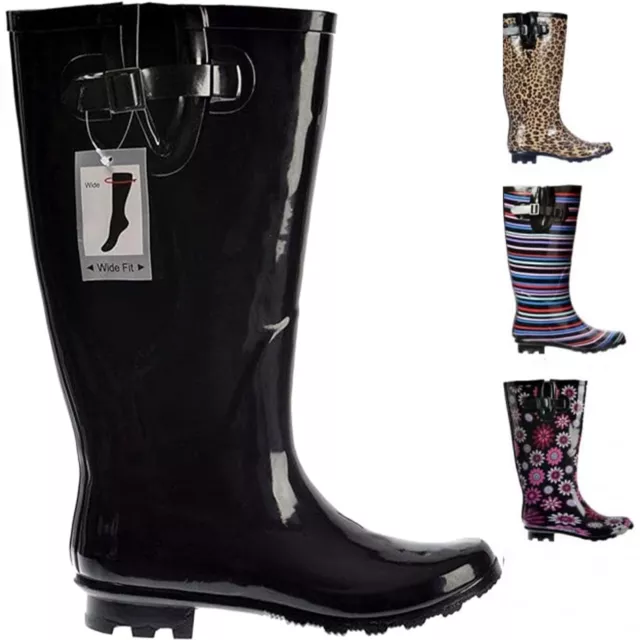 Extra wide online calf wellies uk