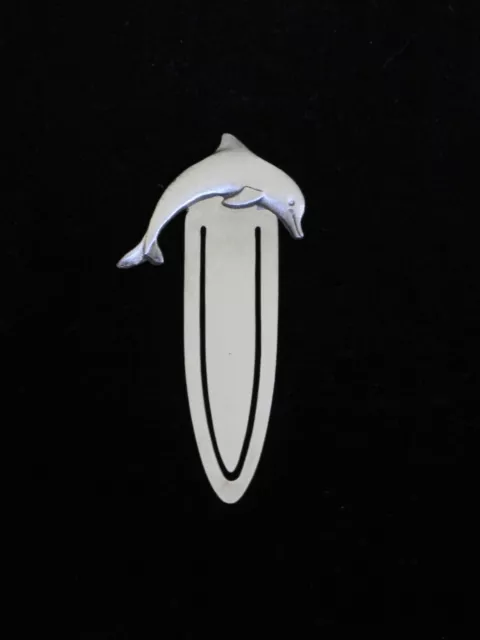 Dolphin Pewter Book Mark Leaping - Ideal Gift - Bookmark - Gift Boxed