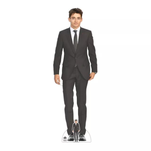 Charles Leclerc Course Conducteur Lifesize Carton Découpe et Gratuit Mini Debout