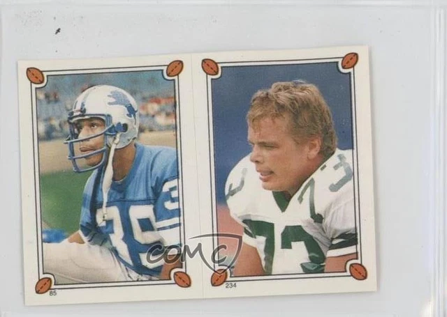 1987 Topps Album Stickers Joe Klecko Leonard Thompson Leon Thomasson #234-85