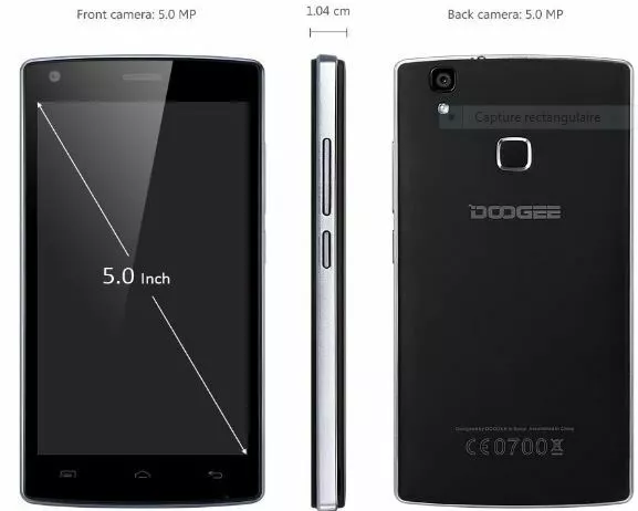 Neuf Magnifique DOOGEE X5 MAX PRO 4g Smartphone - Son 3D Avec Étui Housse