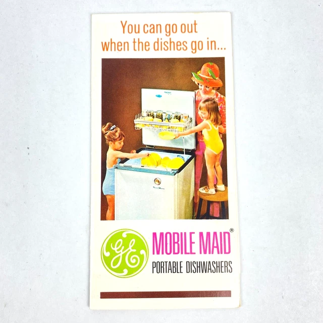 General Electric Mobile Maid Portable Dishwasher Brochure Taylor Tx Holman Elect
