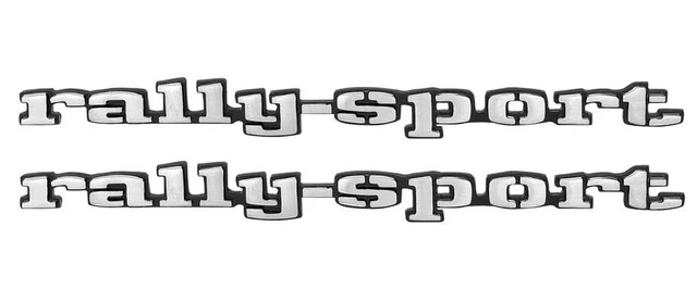OER Rally Sport Front Fender Emblem Set 1969 Chevy Camaro RS Models