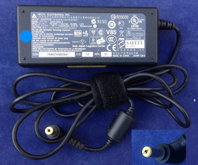 Chargeur Universel 19V 3.42A Pour Delta Et Autres PC Portables - Parfait D'occasion !