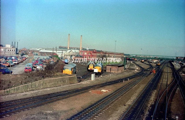BRITISH RAIL BREL 31 55 DONCASTER LOCOMOTIVE WORKS 1987 35mmNEGATIVE ...