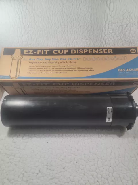 San Jamar EZ-FIT Cup Dispenser C2410C Counter Mount New concession convenience