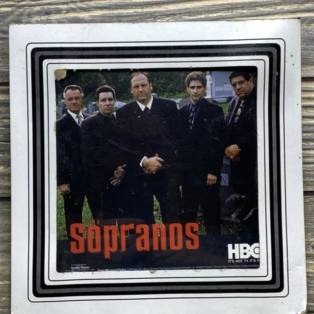 Vintage The Sopranos HBO 2000 Cardboard Framed Color Photo 8x8"