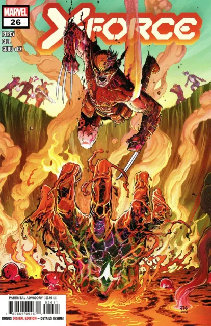 X-Force #26 2022 Unread Joshua Cassara Main Cover Marvel Comic Book Ben Percy