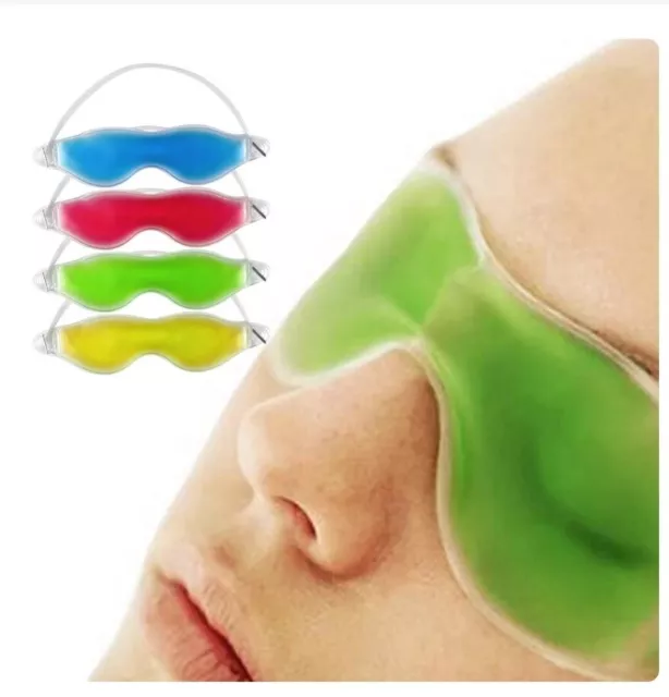 MASCHERA GEL RINFRESCANTE OCCHI rilassante fatica occhiaie contorno viso