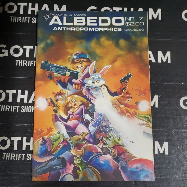 Albedo Anthropomorphics 1987 Comic Series Vol. 7 Thoughts & Images Gallacci  Vtg