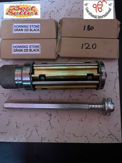 CYLINDER ENGINE HONE KIT 34 mm to 60mm Honing Machine + 4set Honing Stones. H.Q.
