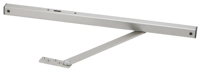 Glynn-Johnson 904S US32D Extra-Heavy Duty Overhead Stop, Size 4, Satin Stainless