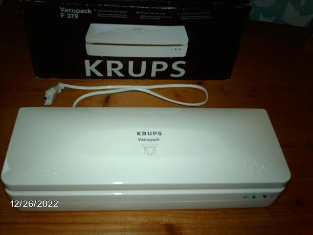 Krups Vacupack F 379 Vakuumierer Vakuumiergerät Folienschweißgerät 2