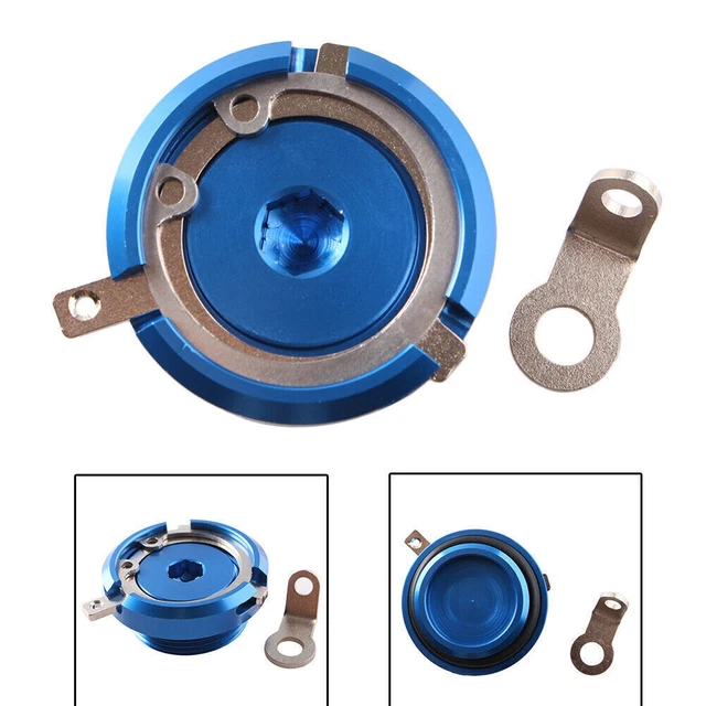 Engine Oil Filler Cap Oil Cover for Kawasaki ZX6R ZX7R ZZR1200 Ninja 250R Blue