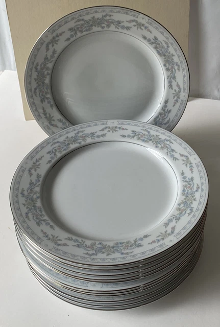 SOMERSET CHINA~ BY NL Excel ~ 10.5" DINNER PLATES LOT OF 13
