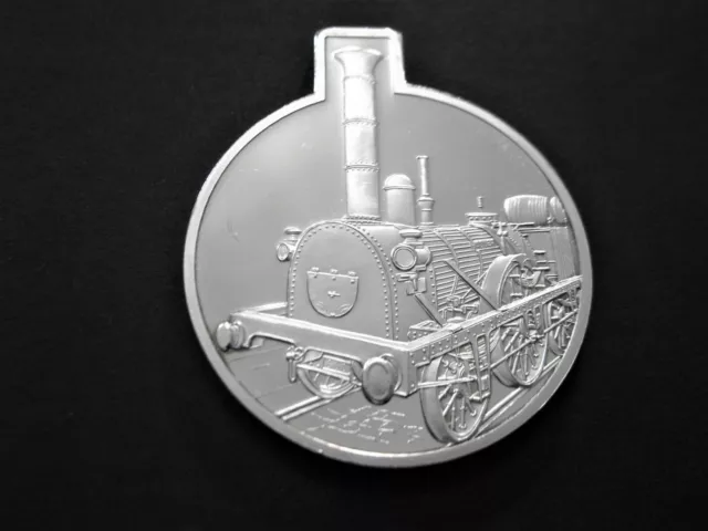 Medaille  "Adler 1835"  Erste Eisenbahn in Deutschland  Proof