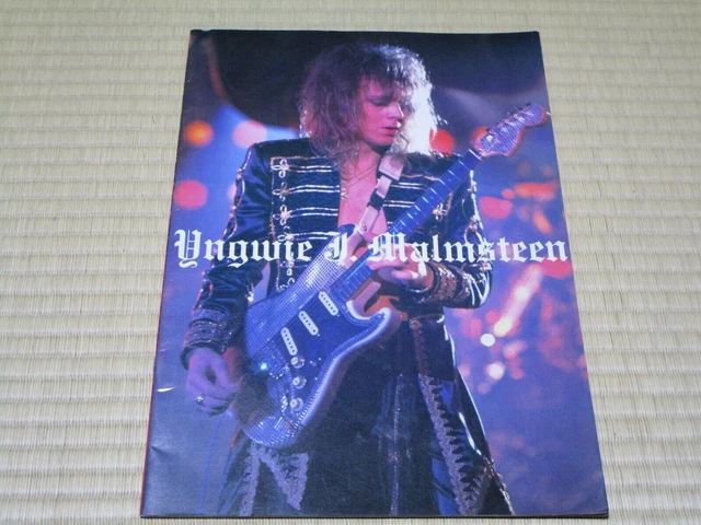 "Yngwie Malmsteen" Tourbook Japan Tour 1986 Program Printed in Japan
