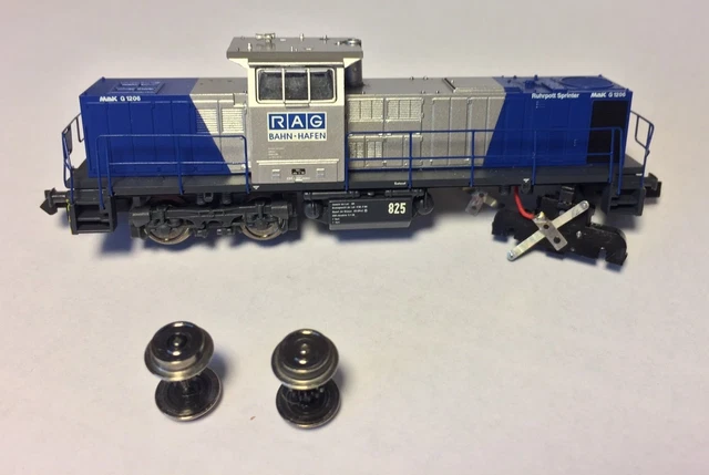 MINITRIX MAK SPUR N Diesel-Lokomotive der RAG DCC Digital 