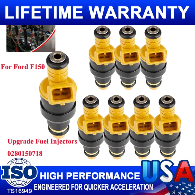 8*UPGRADE FUEL INJECTORS For Ford F150 F250 F350 4.6L 5.0L 5.4L 5.8L