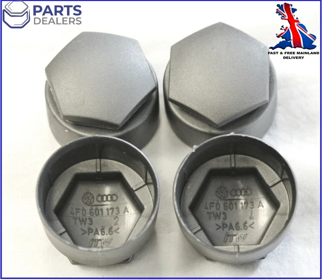 GENUINE AUDI A1 A3 A4 A5 A6 ALLOY WHEEL LOCKING NUT BOLT COVERS CAPS