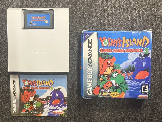 Yoshi’s Island Super Mario Advance 3 On Gameboy Advance (GBA) In Box With Manual