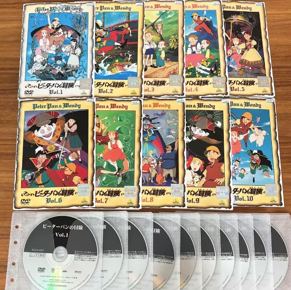 The Adventures of Peter Pan Complete 10 Volume Set DVD Animation from Japan ③