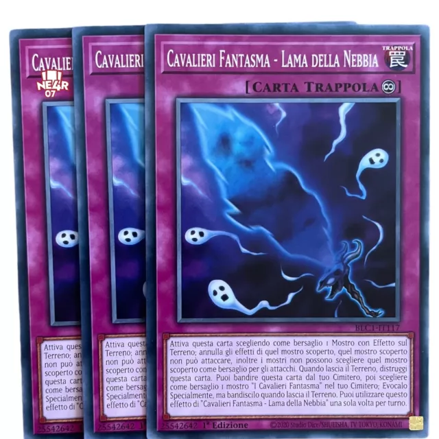 Yu gi oh x3 comune ita 1ed blc1-it117 Cavalieri Fantasma - Lama della Nebbia