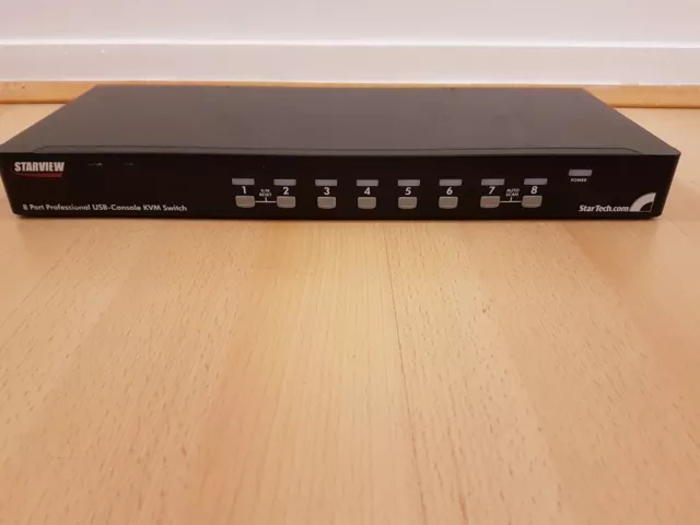 SV831DUSBU Startech 8 Port 1U Rackmount USB KVM Switch with On Screen Display