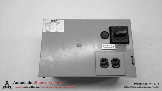 Daykin Electric Ltfs-01 Transformer Disconnect #101179