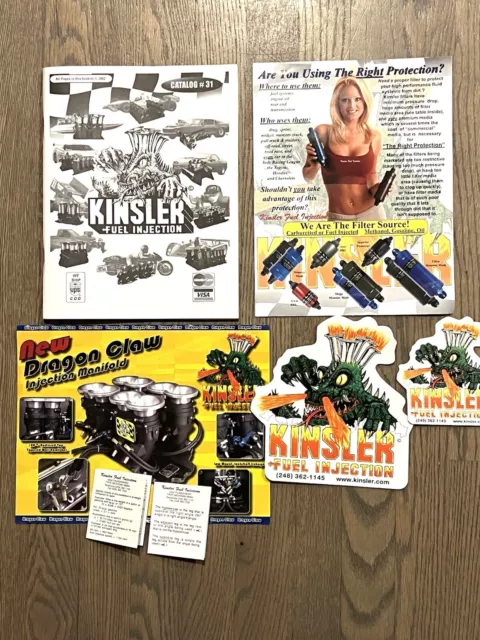 Kinsler Fuel Injection Catalog31, Stickers Chevrolet Pontiac Mopar Ford Enderle