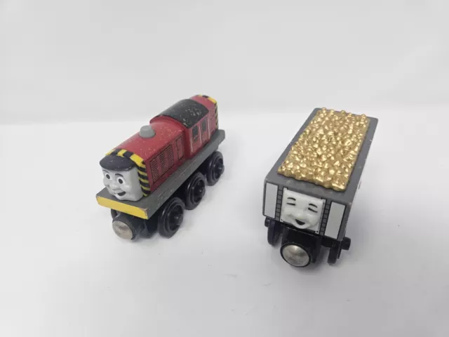 Thomas & Friends Wooden Railway Gold Mine Rickety Dust Salty Train Tank GUC