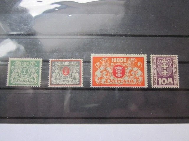 Deutsches Reich Danzig kleines Lot postfrisch