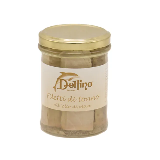 Filetti di Tonno in olio d'oliva - Delfino