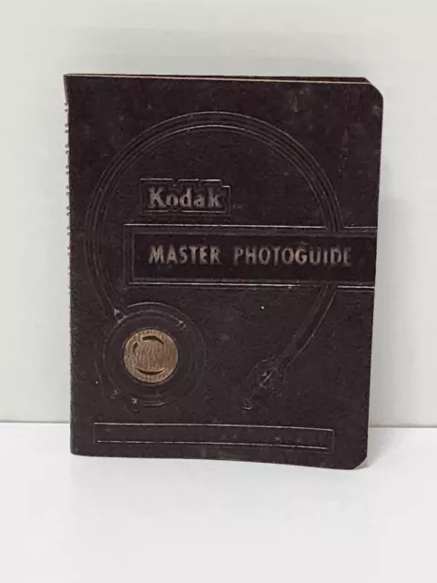 Vintage Eastman Kodak Master Photoguide 1954 Pocket Book Film Photography Camera