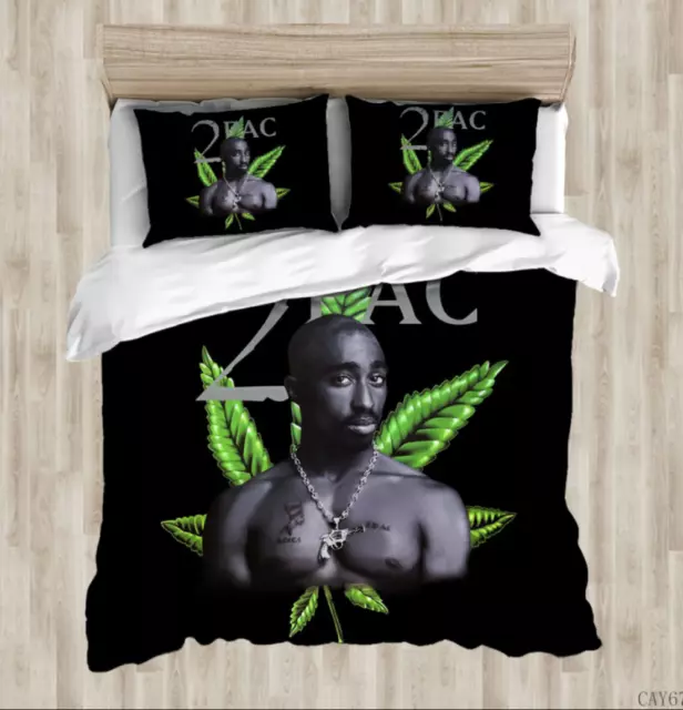 3Pac/Makaveli/Idol/Duvet Cover/Double-sided Pillowcase/Bedding Set/All Size/Gift