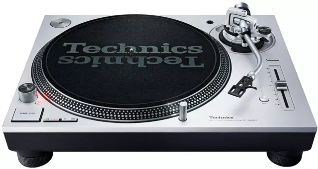 TECHNICS SL-1200 MK7 SILVER Giradischi Professionale per DJ Trazione Diretta