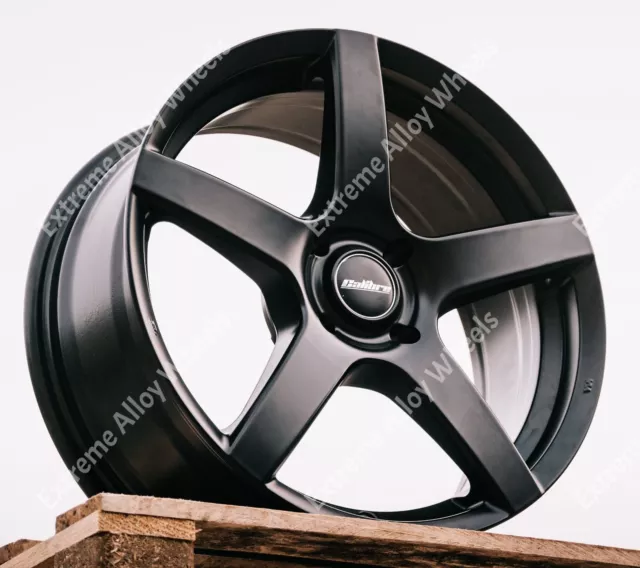 15" Black Pace Alloy Wheels Fits Citroen C2 C3 C4 DS3 DS4 DS5 Xsara 4x108