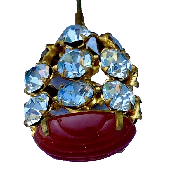 Épingle à Chapeau Ou Cravate Vintage Plaquée Or - Style Art Nouveau/Rococo, Marque Fix, Pour Femme