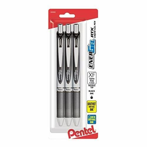 Pentel Energel RTX Rétractable Liquide Stylo Gel ,(0.3mm) Aiguille Pointe,Extra