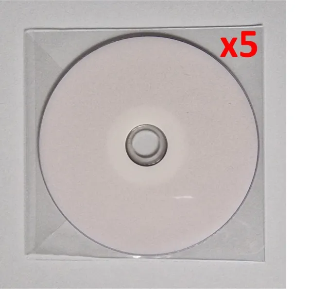 Maxell DVD-R Inkjet Printable 5 Discs in Sleeves Blank DVD 16x 4.7GB 120mins