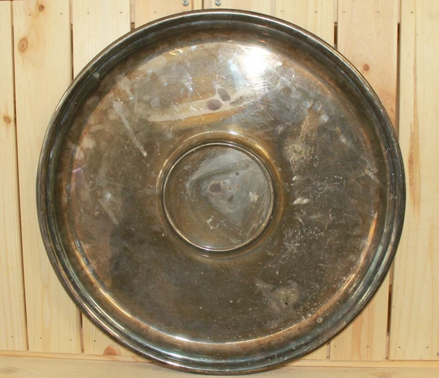 PLATEAU de SERVICE plaqué argent silverplated Cuisine Art de