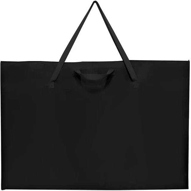 Large Size Art Portfolio Tote with Nylon Shoulder, Poster Board Storage Bag, 24"