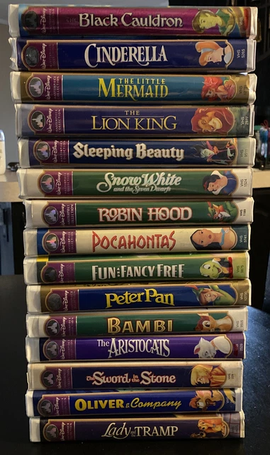 WALT DISNEY MASTERPIECE Collection VHS Clamshell Limited Edition - Lot ...