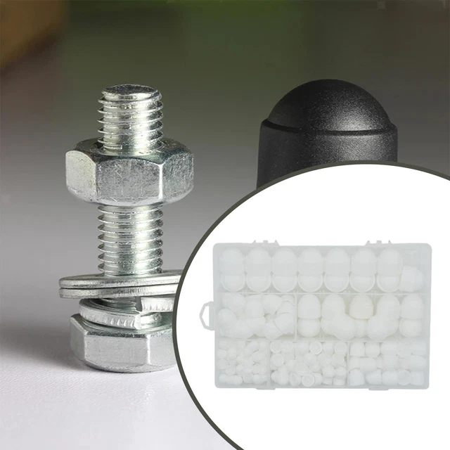 145 pièces Capuchon de protection de dôme d'écrou de boulon facile à